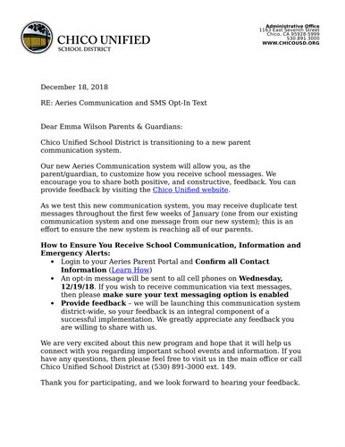 letter 2019